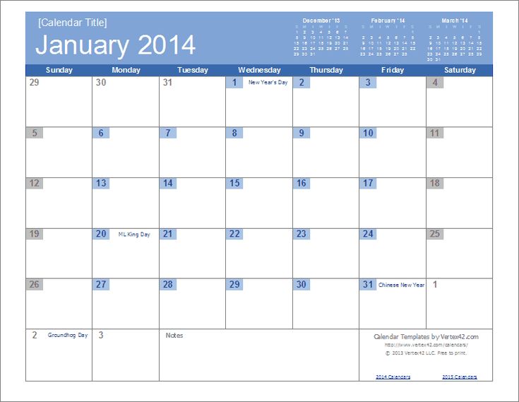 Free Monthly Calendars That Can Be Edited engride